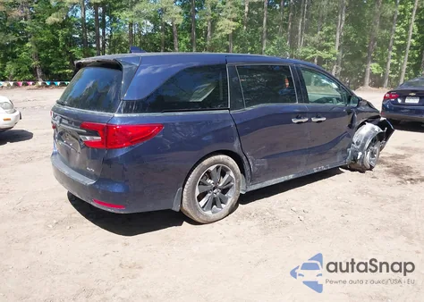 2022 Honda Odyssey Elite z USA, uszkodzony, nr VIN 5FNRL6H96NB043724